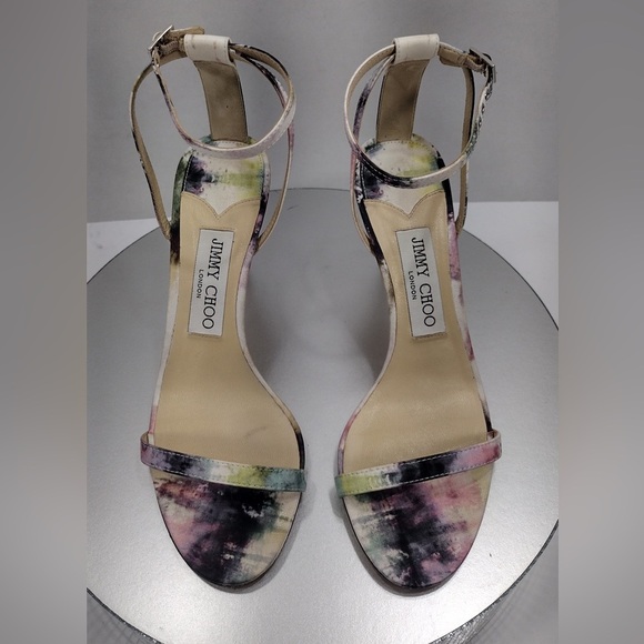 Jimmy Choo Multicolor Women's Sandals size 6.5 pre owned Exellent condition - Picture 1 of 16